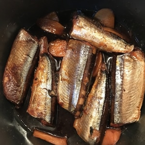 圧力鍋不要☆骨まで食べれる さんまの甘露煮